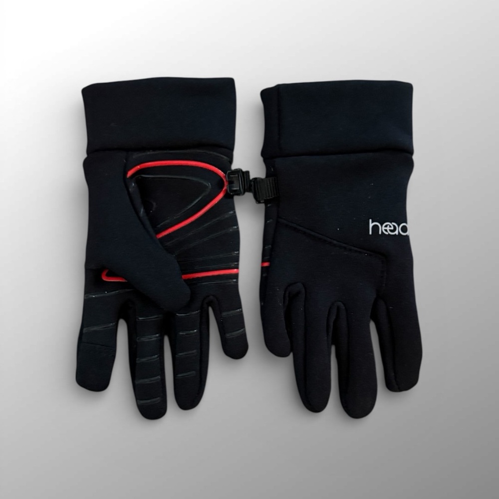 Head Youth Black Gloves